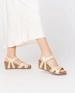 Wedge Sandal CADIZ-303 Gold