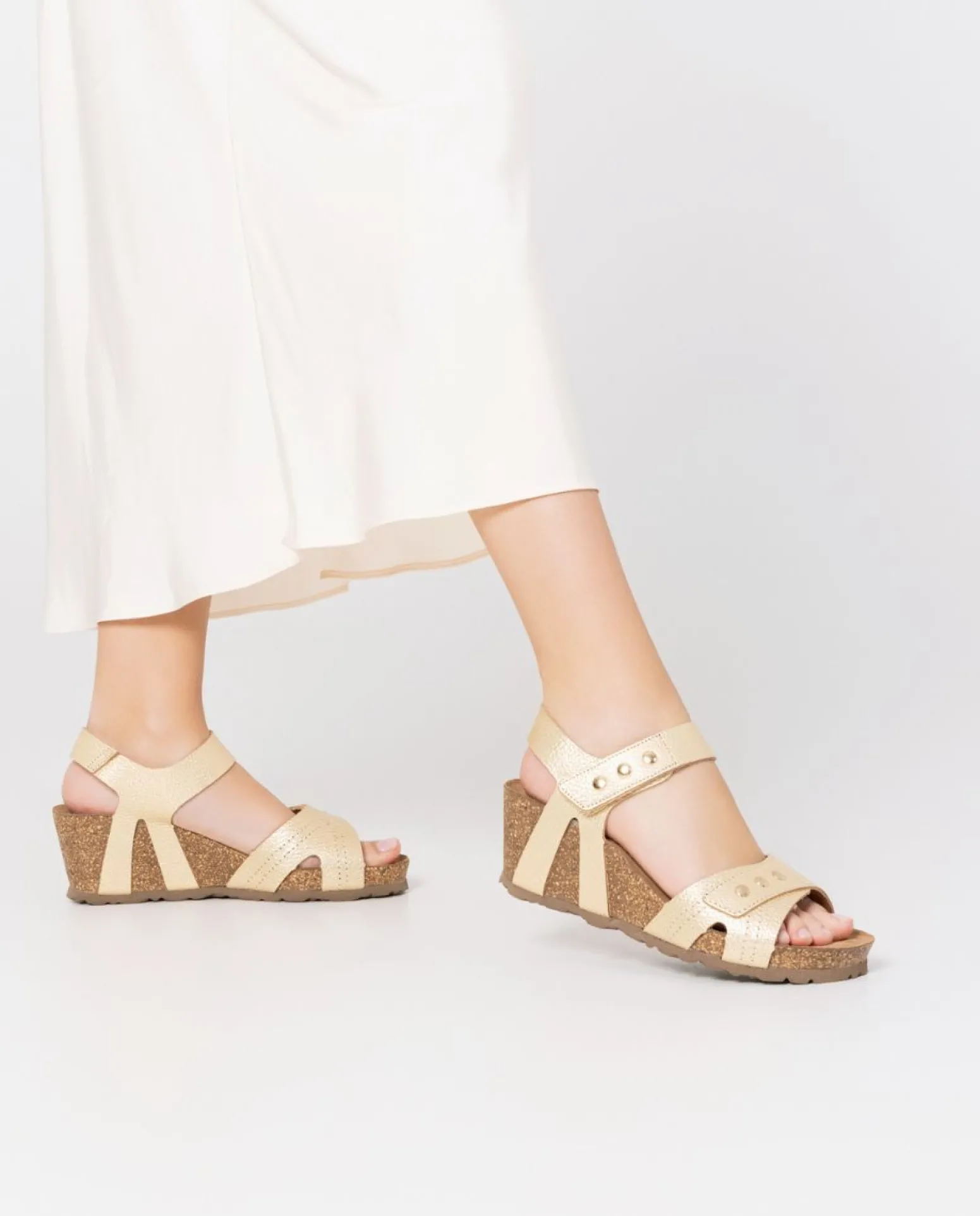 Wedge Sandal CADIZ-303 Gold