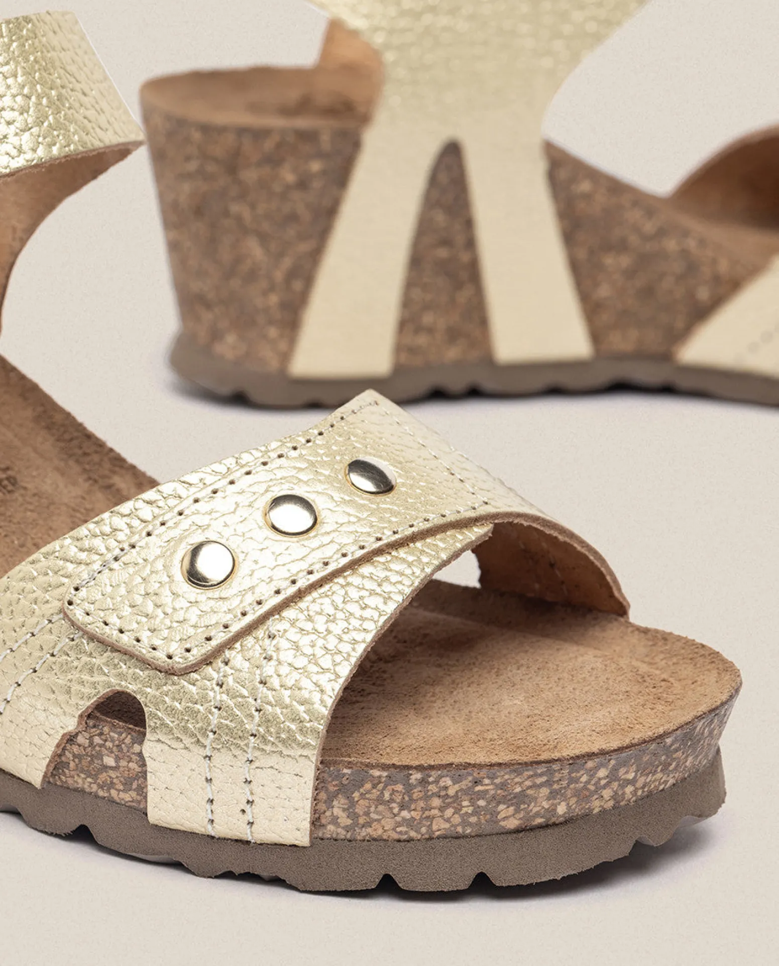 Wedge Sandal CADIZ-303 Gold