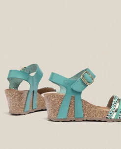 Wedge Sandal CADIZ-306 Green