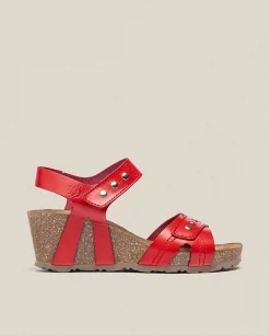 Wedge Sandal CADIZ-303 Red