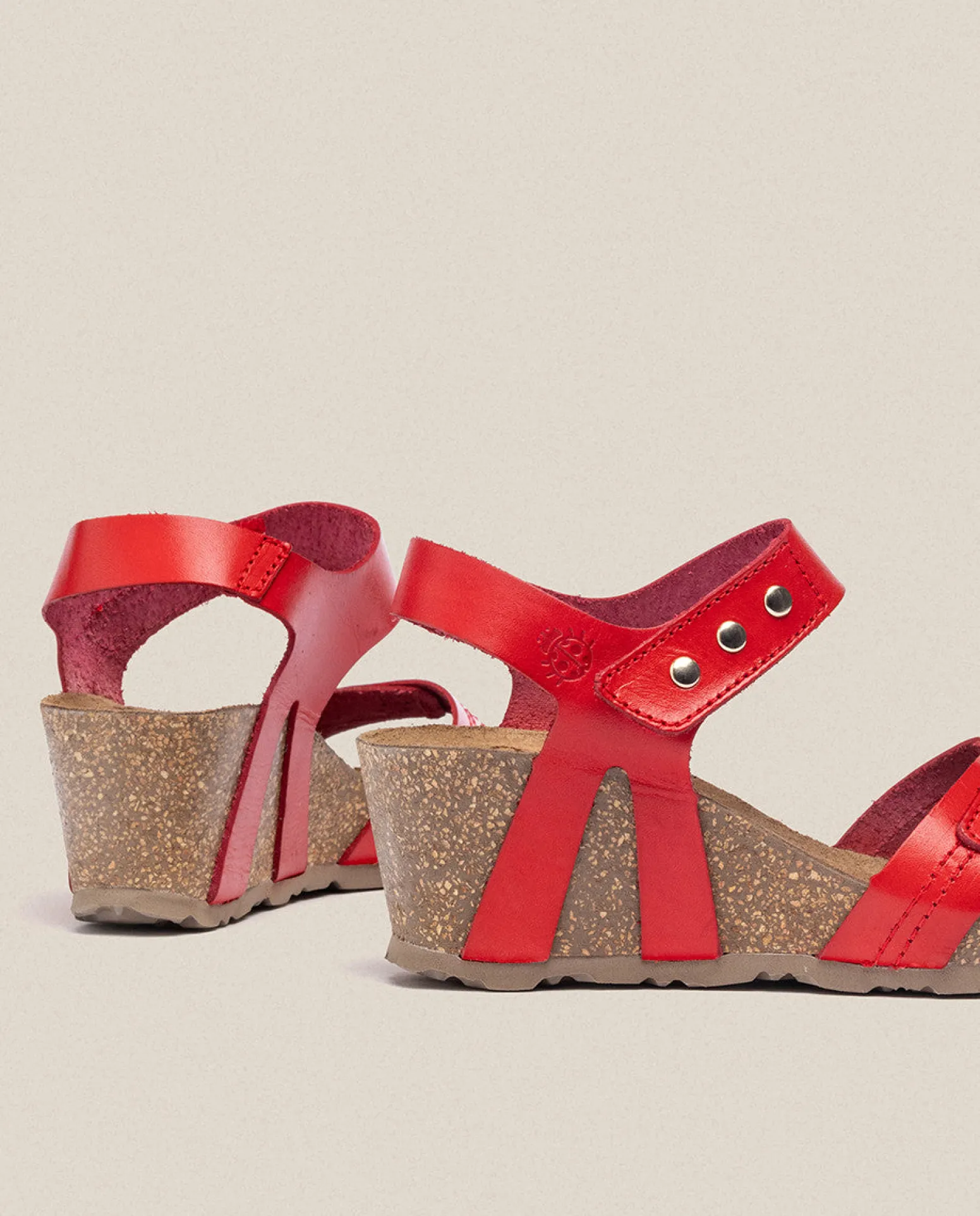 Wedge Sandal CADIZ-303 Red