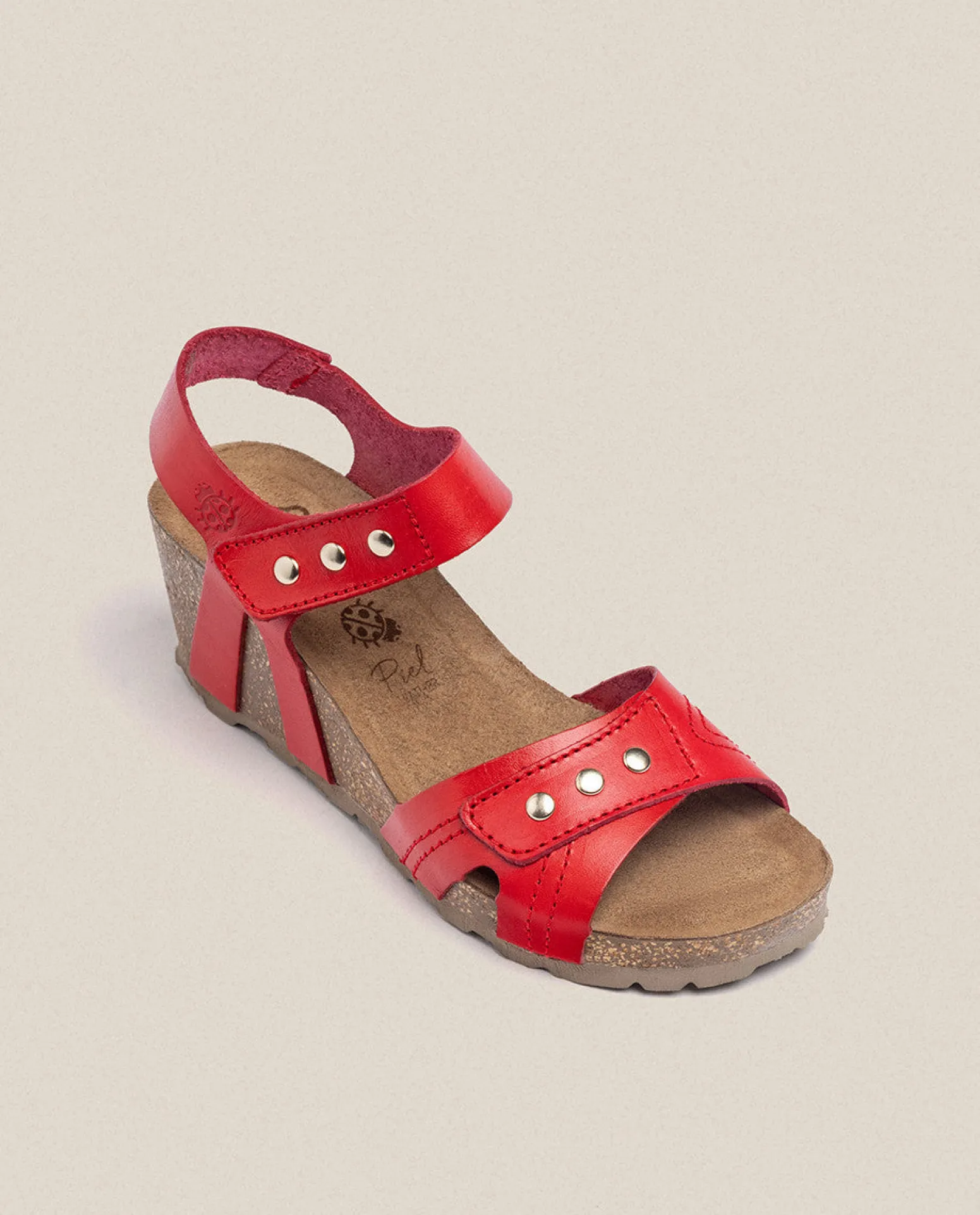 Wedge Sandal CADIZ-303 Red