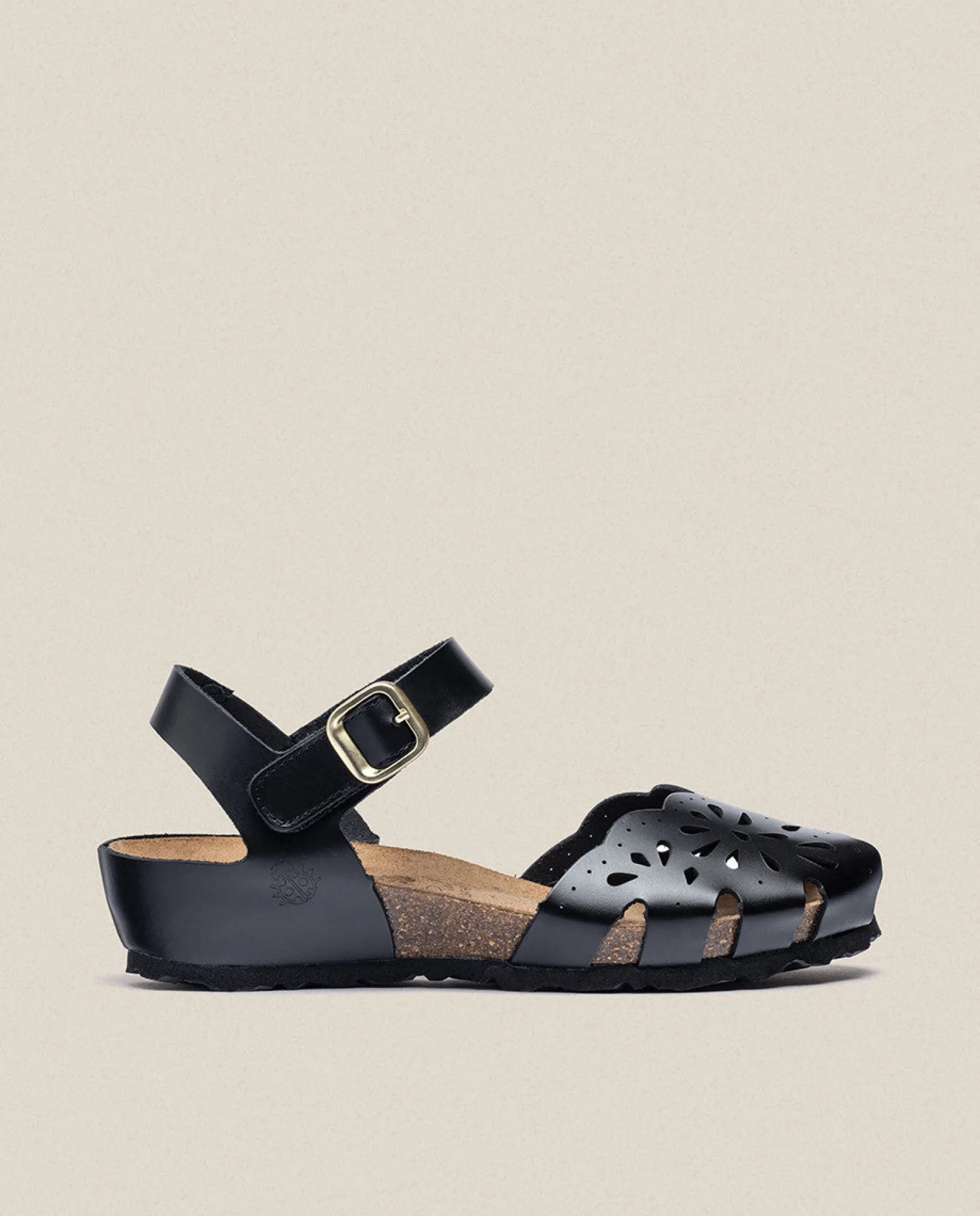 Wedge Sandal MONACO-047 Black