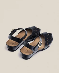 Wedge Sandal MONACO-047 Black
