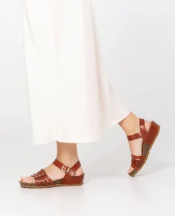Wedge Sandal MONACO-051 Brown