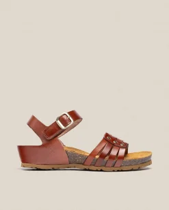 Wedge Sandal MONACO-051 Brown