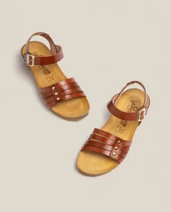 Wedge Sandal MONACO-051 Brown