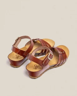 Wedge Sandal MONACO-051 Brown