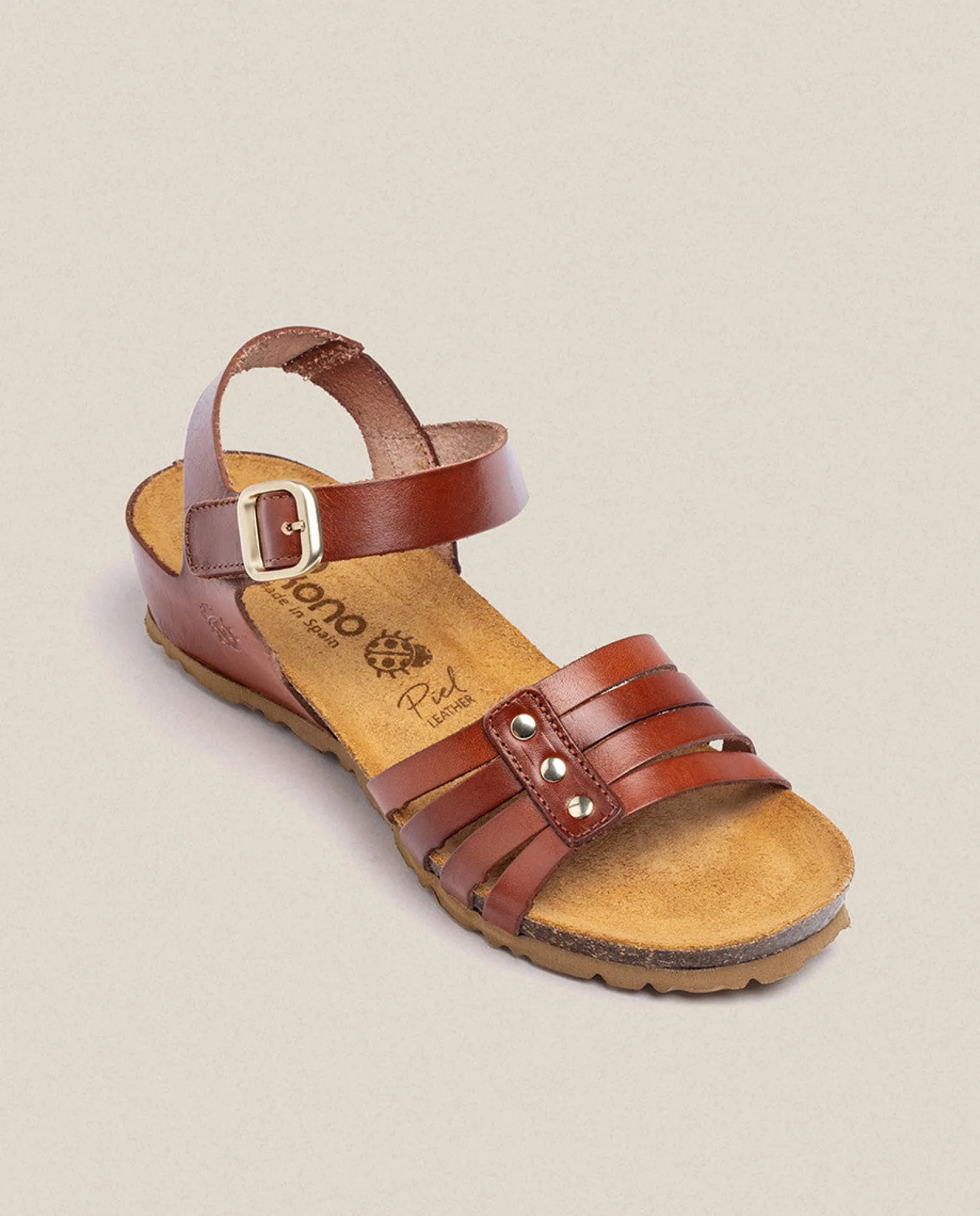 Wedge Sandal MONACO-051 Brown