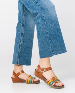 Wedge Sandal MONACO-051 Brown