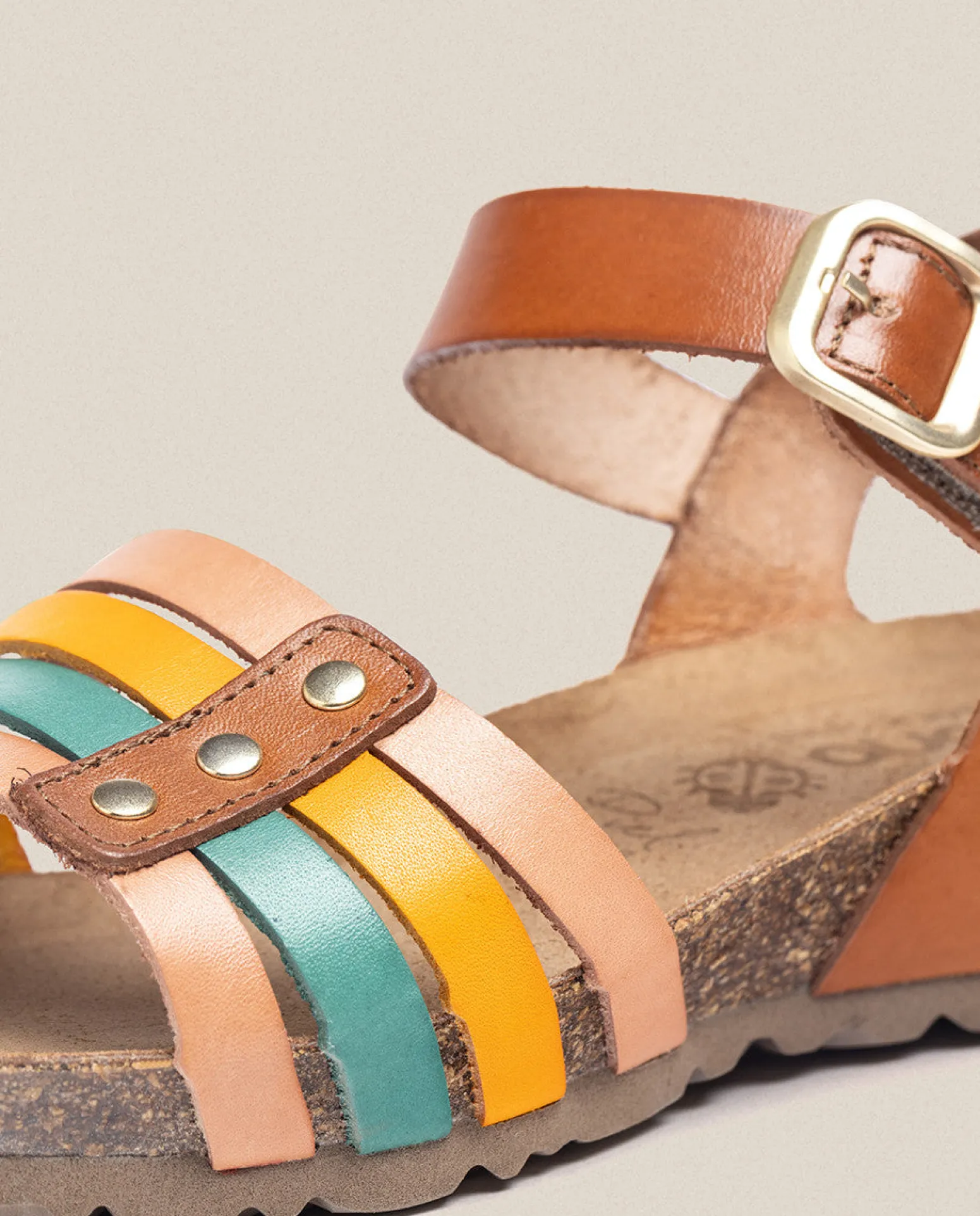 Wedge Sandal MONACO-051 Brown
