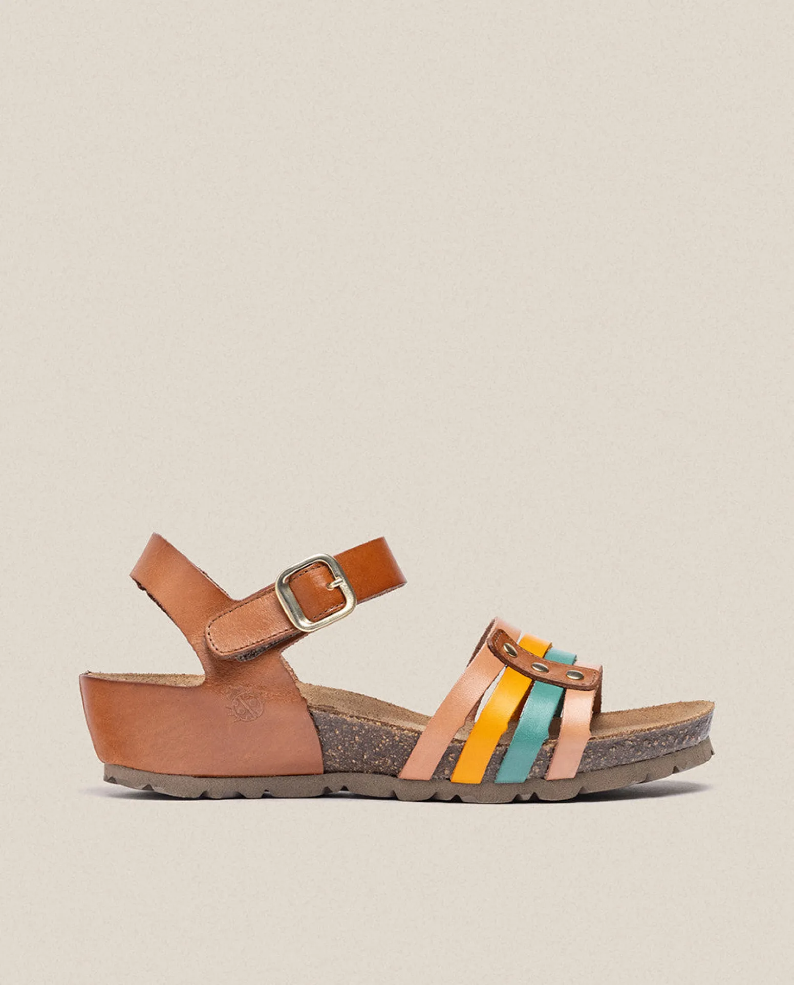 Wedge Sandal MONACO-051 Brown