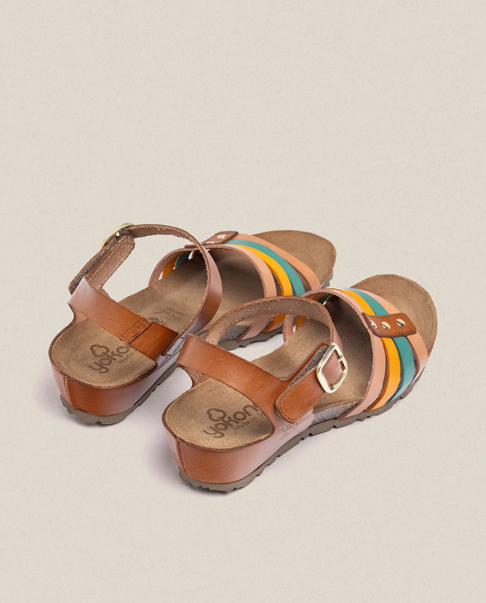 Wedge Sandal MONACO-051 Brown