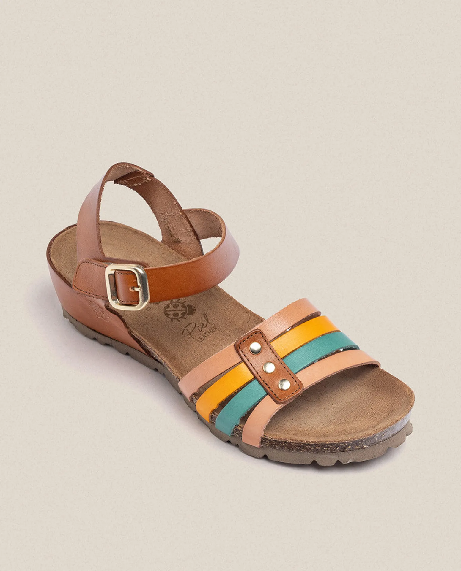Wedge Sandal MONACO-051 Brown