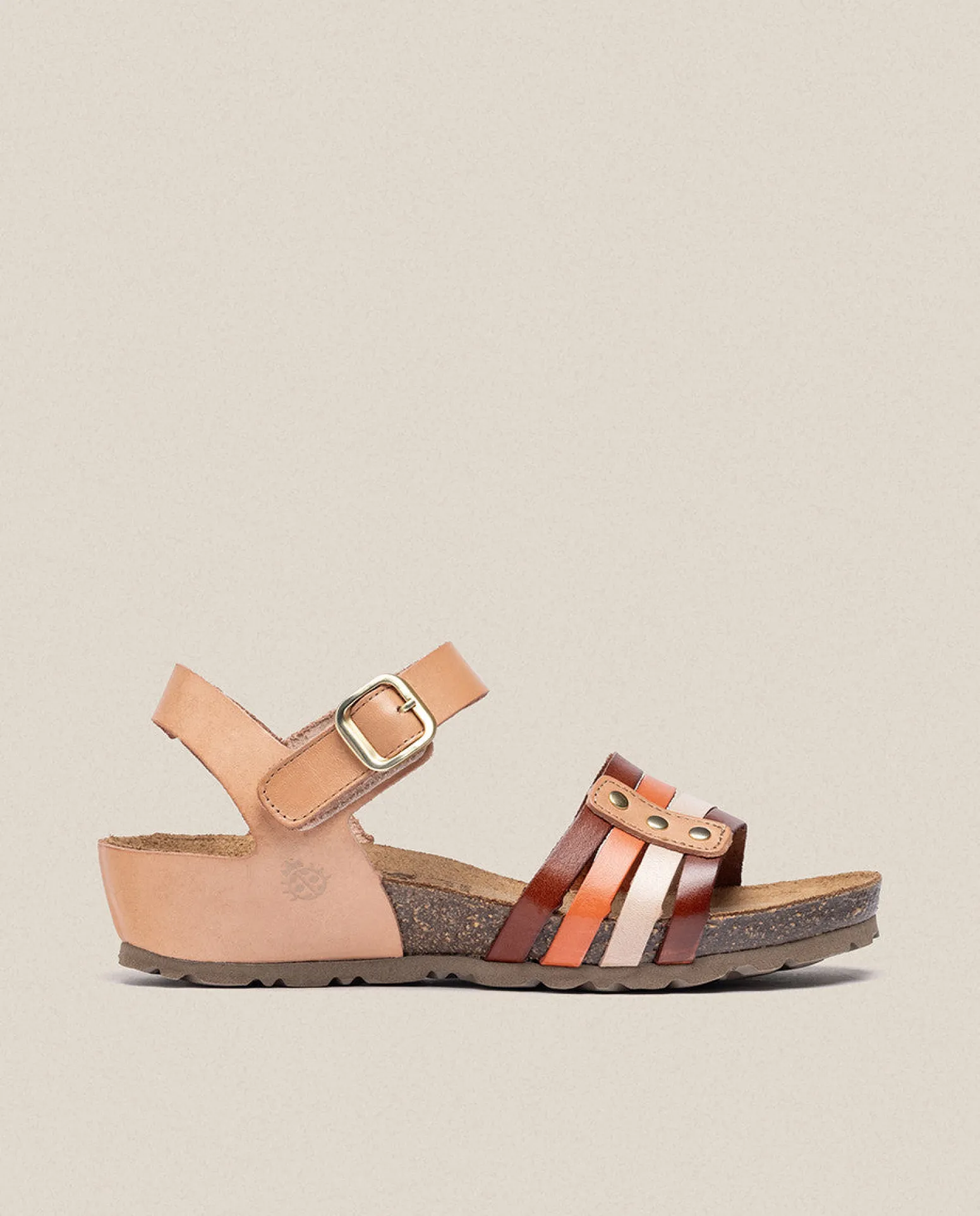Wedge Sandal MONACO-051 Brown
