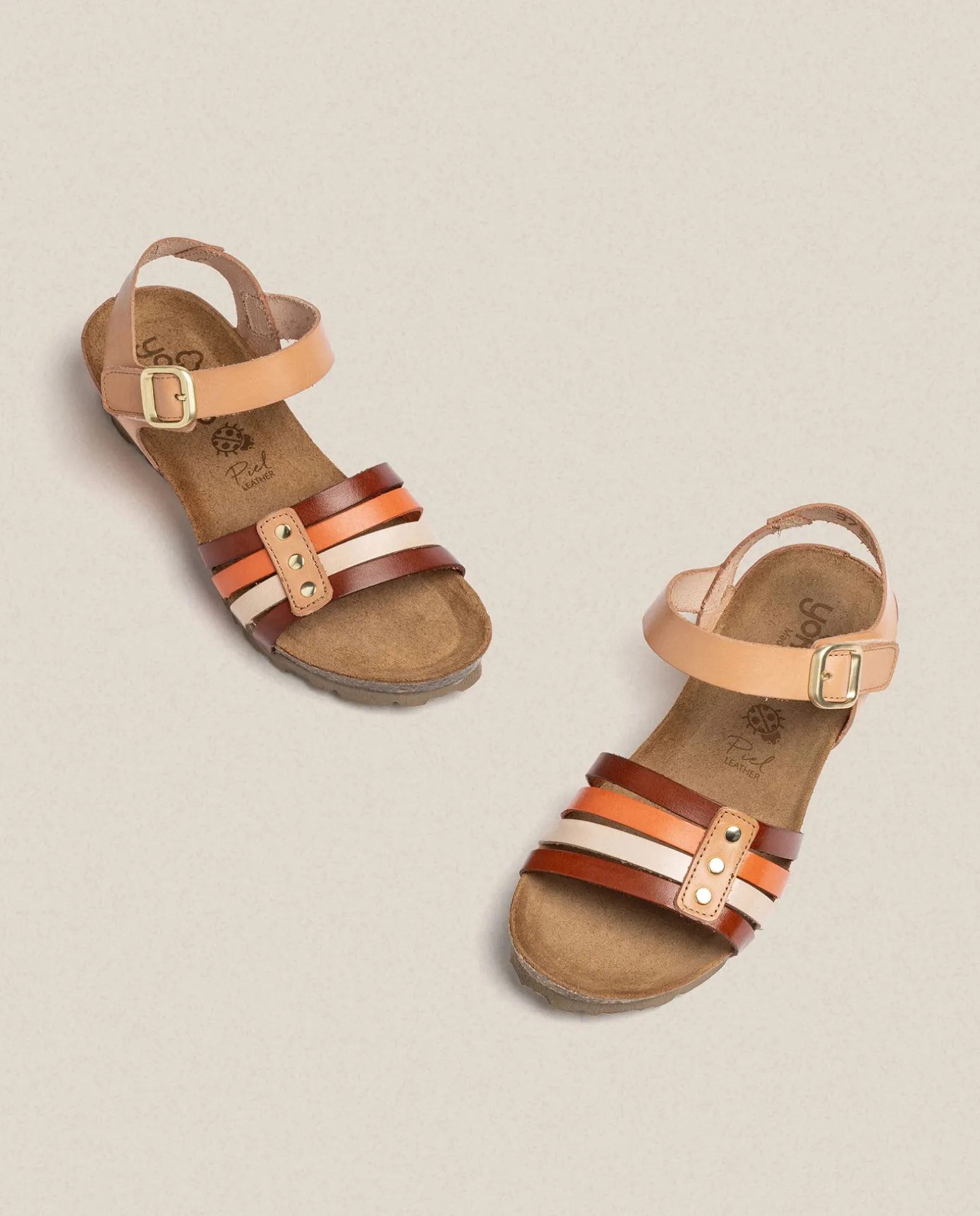 Wedge Sandal MONACO-051 Brown