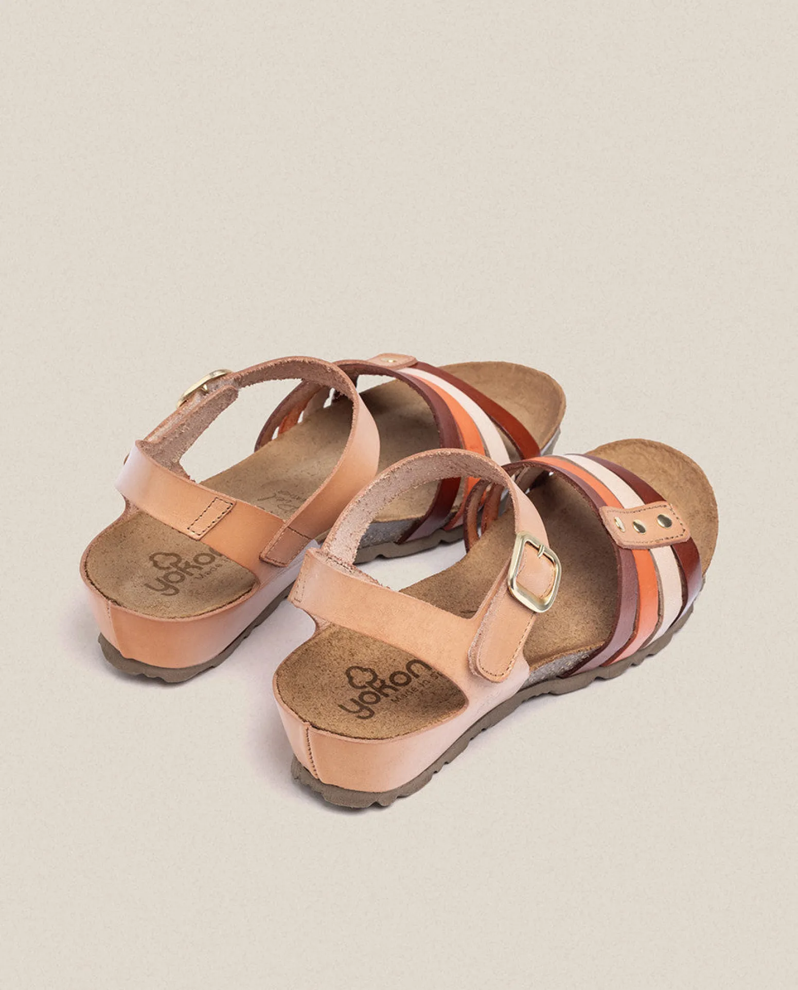Wedge Sandal MONACO-051 Brown