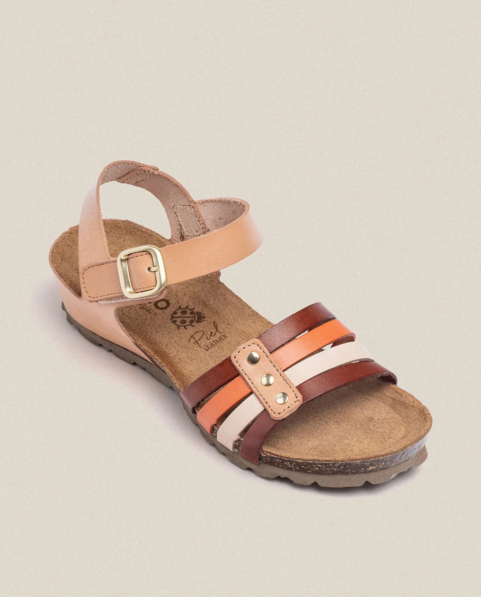 Wedge Sandal MONACO-051 Brown