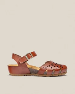 Wedge Sandal MONACO-047 Brown