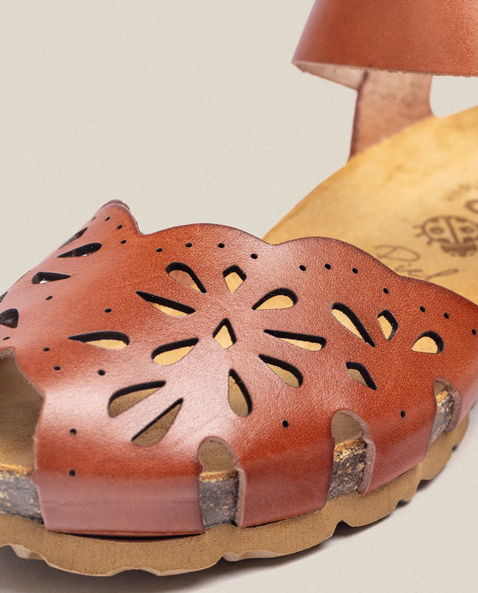 Wedge Sandal MONACO-047 Brown