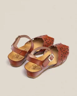 Wedge Sandal MONACO-047 Brown