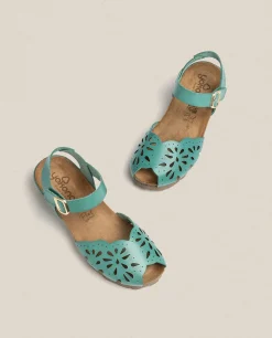 Wedge Sandal MONACO-047 Green
