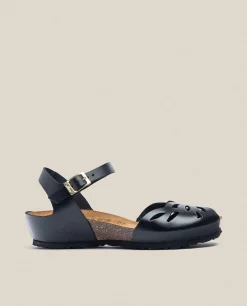 Wedged Sandal MONACO-003 Black