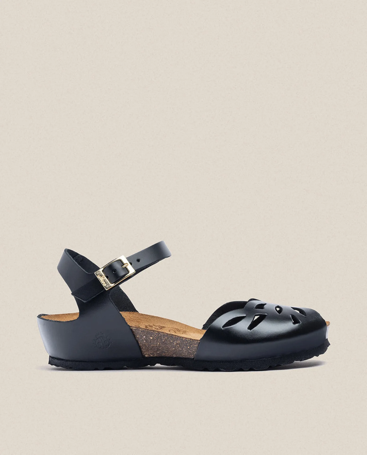 Wedged Sandal MONACO-003 Black