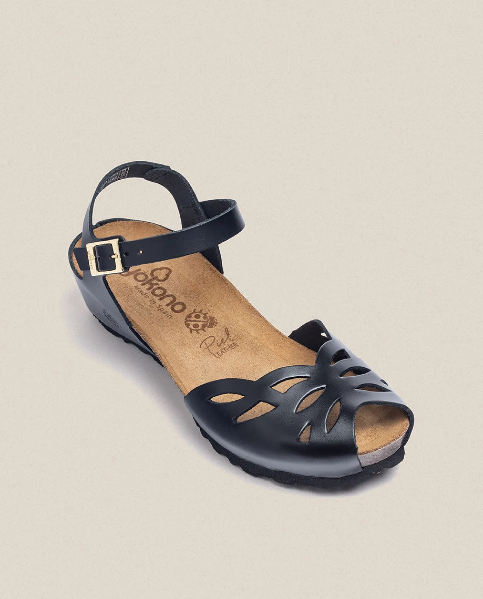 Wedged Sandal MONACO-003 Black